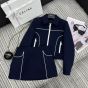 Celine chelsea blouson jacket in gauffered double wool
