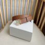 LOEWE Anagram belt in pebble grain calfskin