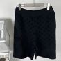 LV Graphic Jacquard Knitted Shorts