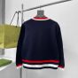 Gucci Knit wool cardigan with patch