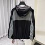 MIU MIU Technical silk zipper blouson jacket