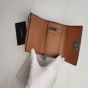 LOEWE Anagram small vertical wallet in pebble grained calfskin