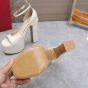 VALENTINO GARAVANI TAN-GO PATENT LEATHER PLATFORM SANDAL 