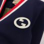 Gucci Knit wool cardigan with patch