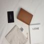 LOEWE Anagram small vertical wallet in pebble grained calfskin