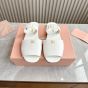 MIU MIU Ruches nappa leather sandals