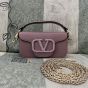 VALENTINO GARAVANI LOCÒ SMALL SHOULDER BAG WITH JEWEL LOGO