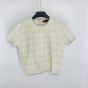 Gucci Wool and lamé check jacquard top