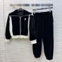CHENILLE JOGGING PANTS WITH CHEZ VALENTINO PATCH
