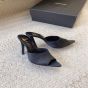 YSL ROMY mules in smooth leather