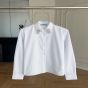 Prada Embroidered poplin shirt