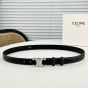 Celine Medium Triomphe Belt in Taurillon Leather