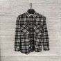Celine overshirt in checked cashmere