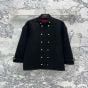 Celine egg coat in double face wool