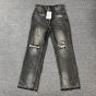 Celine wesley jeans in black paradiso wash denim
