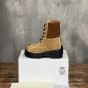 LOEWE Sierra combat boot in suede