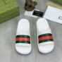 Gucci Men's Web slide sandal