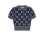 Gucci GG cotton jacquard top