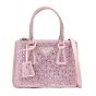 Prada Galleria satin mini-bag with crystals