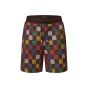 LV Jacquard Damier Cotton Jersey Shorts