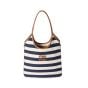 MIU MIU IVY canvas and leather tote bag