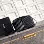 YSL LOU camera bag in quilted leather