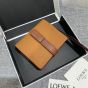 LOEWE Compact zip wallet in soft grained calfskin
