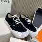 LOEWE Terra Vulca lace-up sneaker in canvas