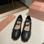 MIU MIU Leather ballerinas
