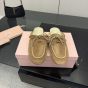 MIU MIU Faded suede mules