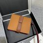 LOEWE Compact zip wallet in soft grained calfskin