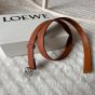 LOEWE Anagram belt in pebble grain calfskin