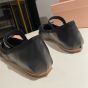 MIU MIU Leather ballerinas