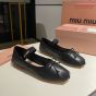 MIU MIU Leather ballerinas