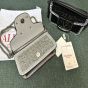 SMALL VALENTINO GARAVANI LOCÒ SHOULDER BAG WITH RHINESTONES