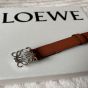 LOEWE Anagram belt in pebble grain calfskin