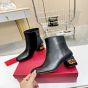 VALENTINO GARAVANI HERITAGE CALFSKIN ANKLE BOOT
