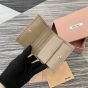 MIU MIU Small matelassé nappa leather wallet