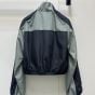 MIU MIU Technical silk zipper blouson jacket