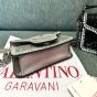 SMALL VALENTINO GARAVANI LOCÒ SHOULDER BAG WITH RHINESTONES