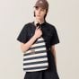 MIU MIU IVY canvas and leather tote bag
