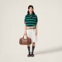 MIU MIU Cotton knit polo shirt
