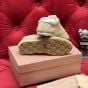 MIU MIU Plume suede sneakers