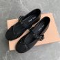 MIU MIU Leather ballerinas