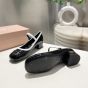 MIU MIU Two-tone patent leather Mary Jane pumps