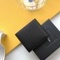 YSL SAINT LAURENT PARIS EAST/WEST WALLET WITH COIN PURSE IN GRAIN DE POUDRE LEATHER