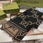 Gucci Check GG wool scarf