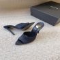 YSL ROMY mules in smooth leather