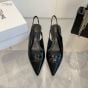 CELINE ALMA TRIOMPHE SLINGBACK in PATENT CALFSKIN
