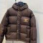 Celine Triomphe cropped down jacket in lightweight nylon